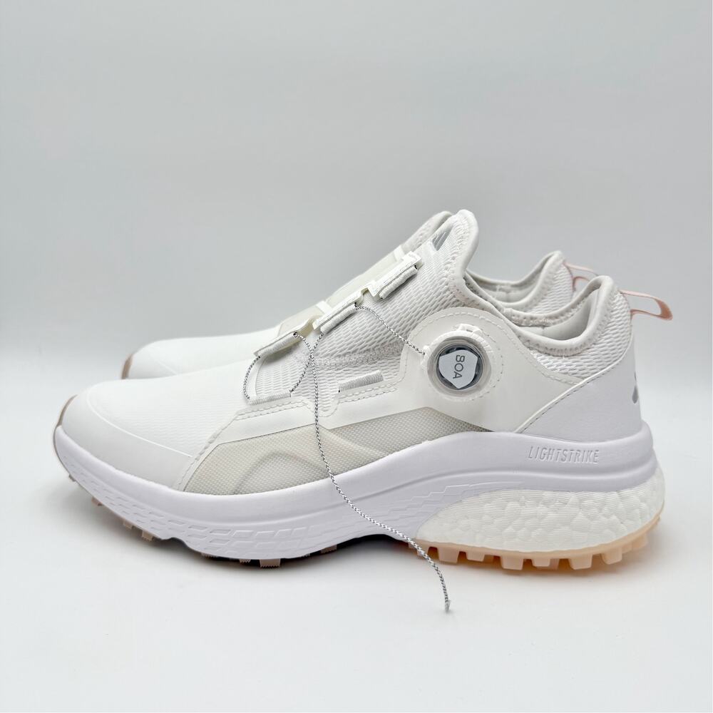 Adidas Womens Solarmotion Boa Golf Sneakers US 10 White Athletic FLAW NWOB - Picture 8 of 13